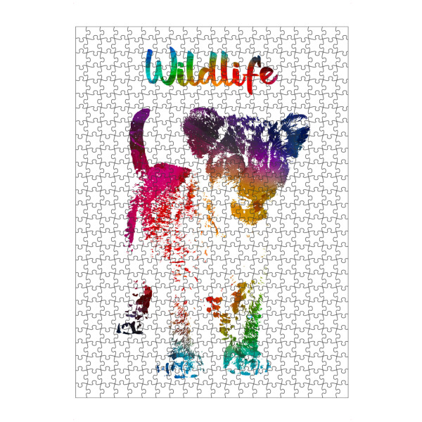 artboxONE Puzzle "Junger Löwe" artboxONE - Tiere - Tiere,Zoo,Wild,Kinder,Familie,Rudel,Natur,Wildlife,Afrika,Lion,Bunt - Bild tiere