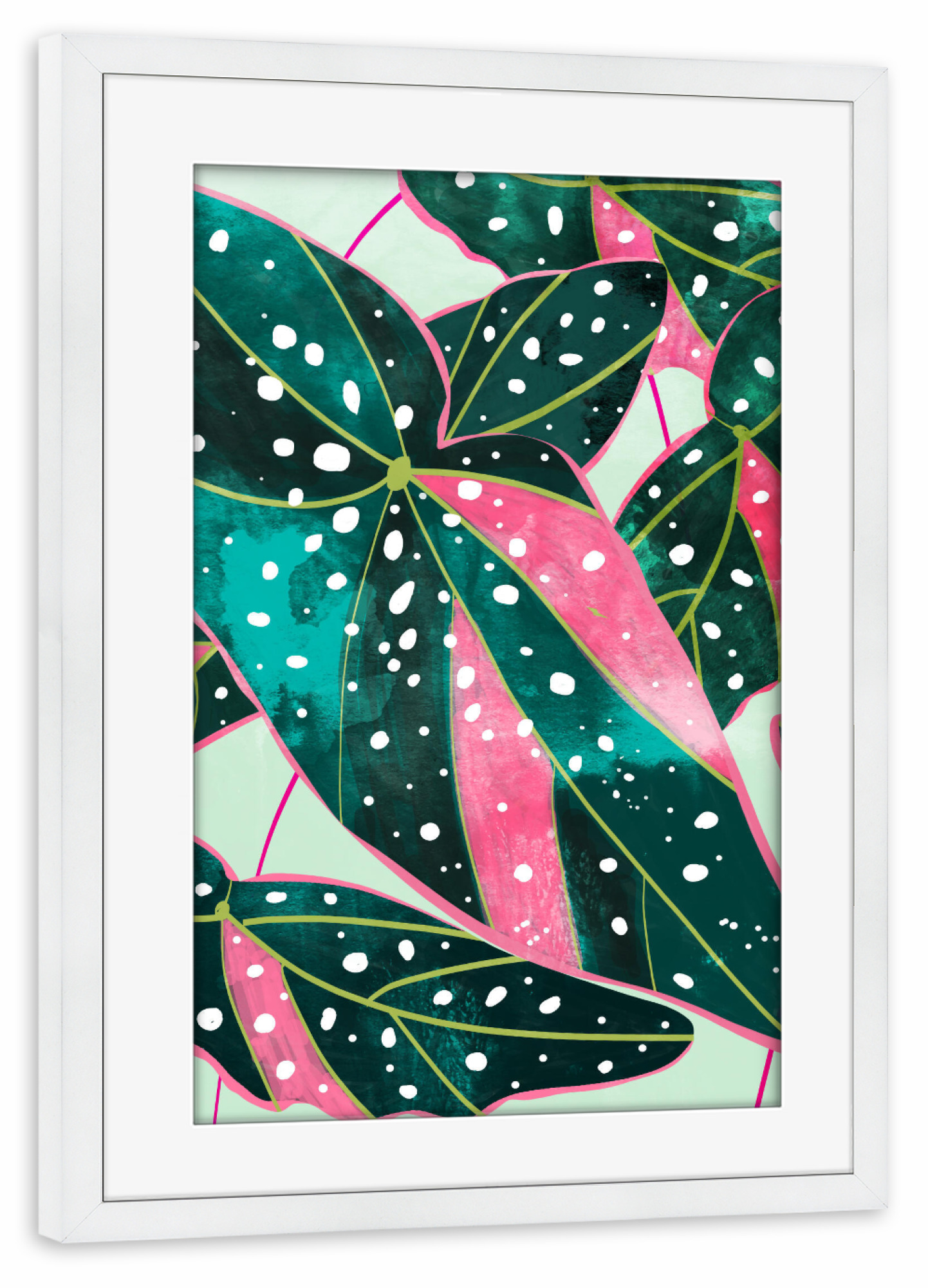 Poster mit Rahmen weiß "Haripriya | Modern Bohemian" artboxONE - Natur,Floral