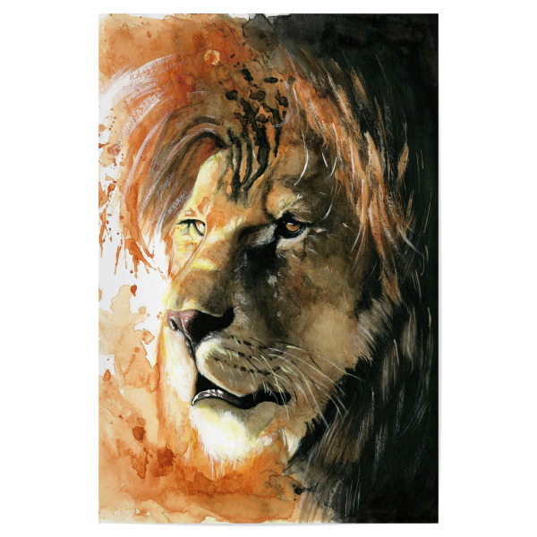 Poster "Wildlife Löwe" artboxONE - Tiere