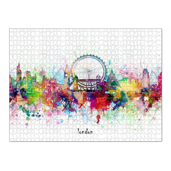 Puzzle Ravensburger "London skyline artistic" artboxONE - Städte,Städte / London