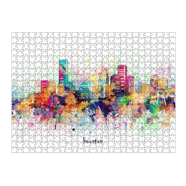 artboxONE Puzzle "Houston skyline artistic" artboxONE - Städte