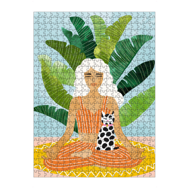 artboxONE Puzzle "Meditation With Thy Cat" artboxONE - Natur,Tiere,Menschen,Fashion