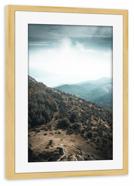 Poster mit Rahmen kiefer "Wandern in Kroatien" artboxONE - Natur,Reise,Reise / Länder