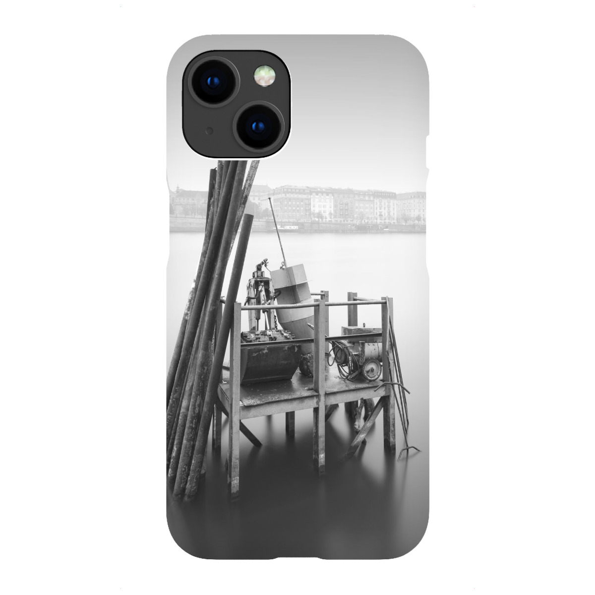 iPhone "Moldau in Prag" Premium-Case Handyhülle artboxONE