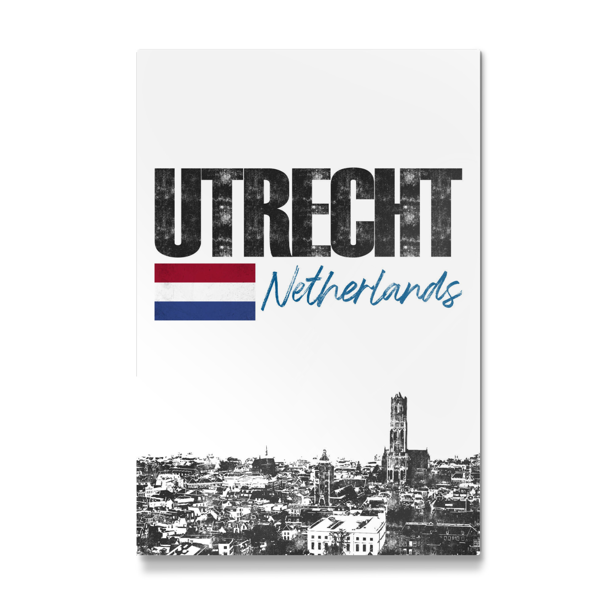 Galerie-Print "Utrecht Skyline minimalistisch" 75x50 cm artboxONE