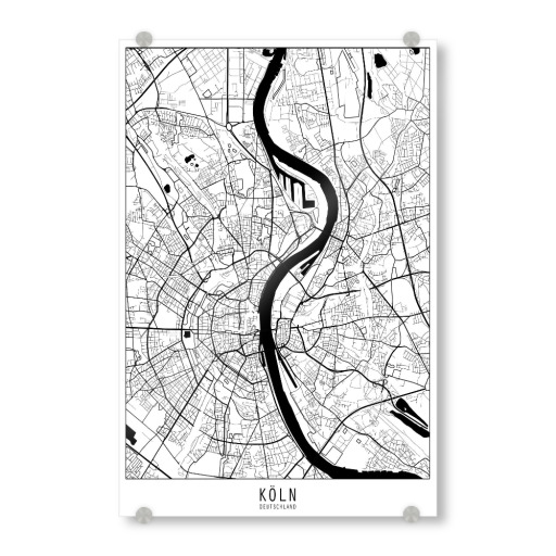 Cologne map minimal