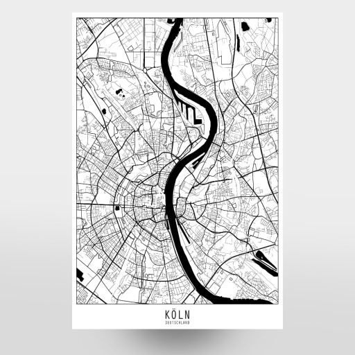 Cologne map minimal