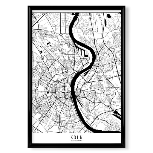 Cologne map minimal