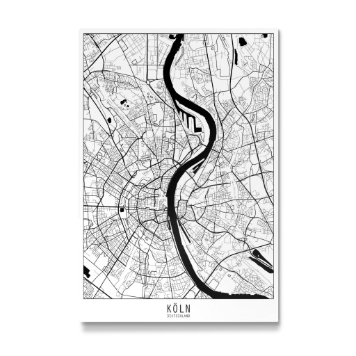 Cologne map minimal
