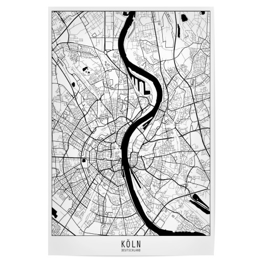 Cologne map minimal