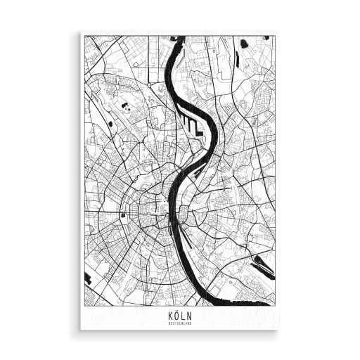 Cologne map minimal