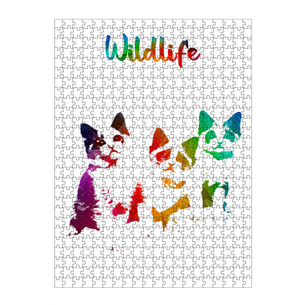artboxONE Puzzle "Katzenjunge" artboxONE - Tiere - Tiere,Wild,Kinder,Familie,Natur,Stubentiger,Wildlife,Haustier,Bunt,Katze - Bild tiere