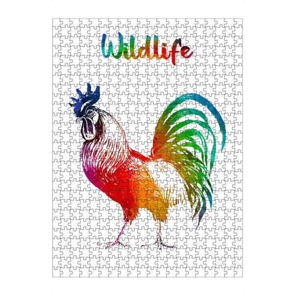 artboxONE Puzzle "Stolzer Hahn" artboxONE - Tiere - Tiere,Zoo,Bauernhof,Wild,Kinder,Natur,Wildlife,Haustier,Bunt,Hahn - Bild tiere