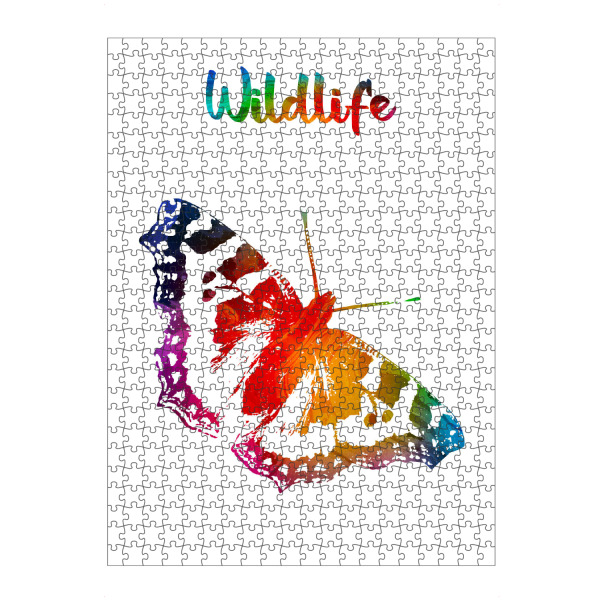 artboxONE Puzzle "Schmetterling - Butterfly" artboxONE - Tiere - Tiere,Raupe,Puppe,Zoo,Wild,Wald,Wiese,Kinder,Natur,Wildlife,Bunt,Schmetterling