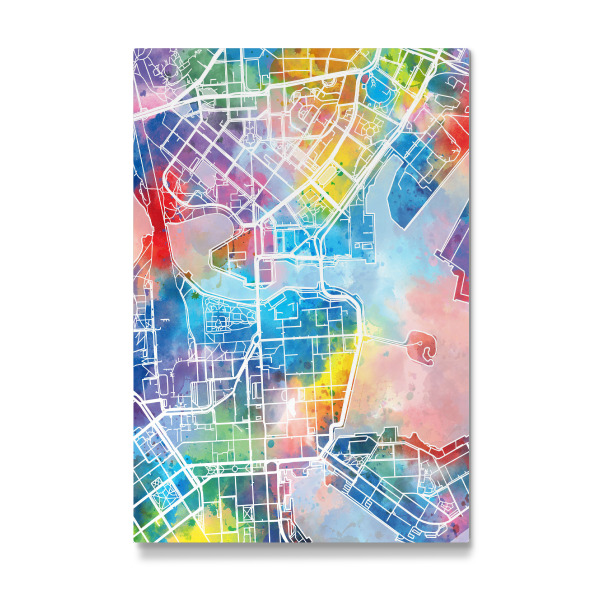 Galerie-Print "Helsinki map watercolor" 30x20 cm artboxONE