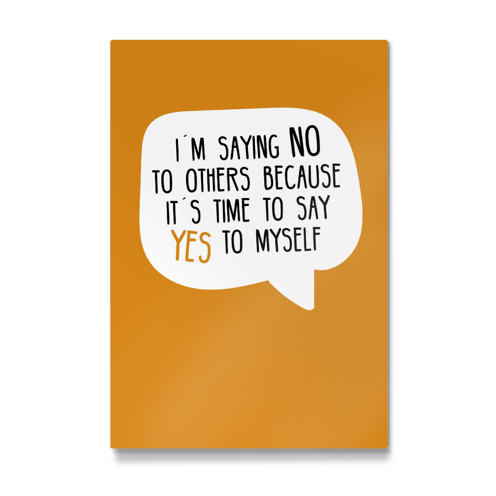 Galerie-Print "Saying yes to myself" 30x20 cm artboxONE