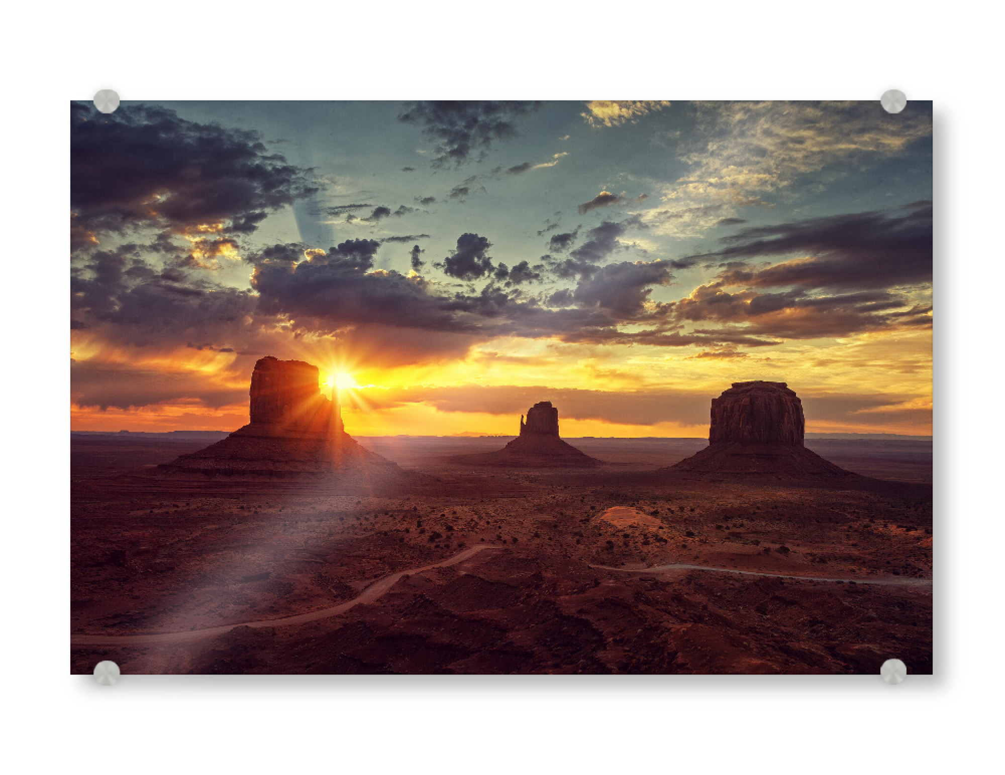 Acrylglasbild "Monument Valley, USA" artboxONE - Natur,Reise,Für Mama,Für Papa