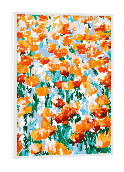 Poster mit weißem Rahmen "Isadora" artboxONE - Floral