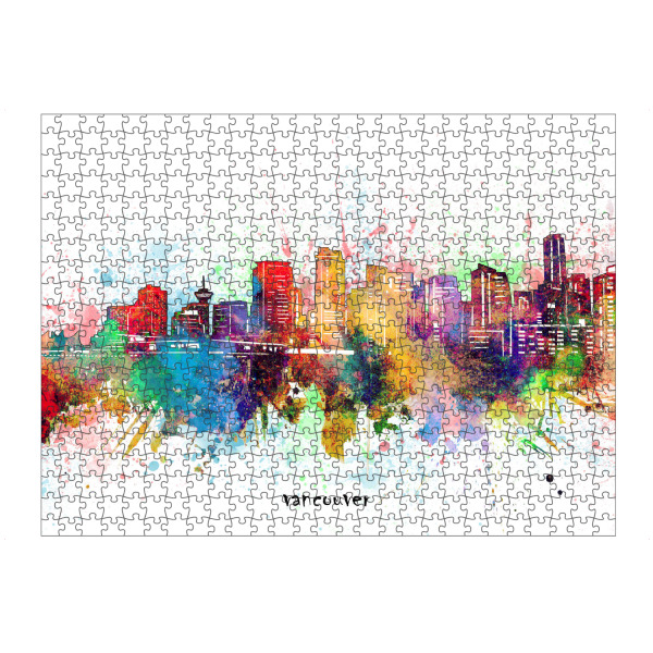 artboxONE Puzzle "Vancouver skyline artistic" artboxONE - Städte