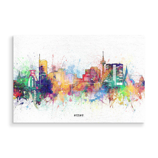 Essen skyline artistic Essen skyline artistic