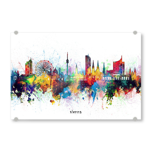 Vienna skyline artistic