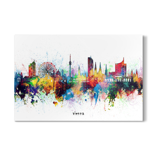 Vienna skyline artistic