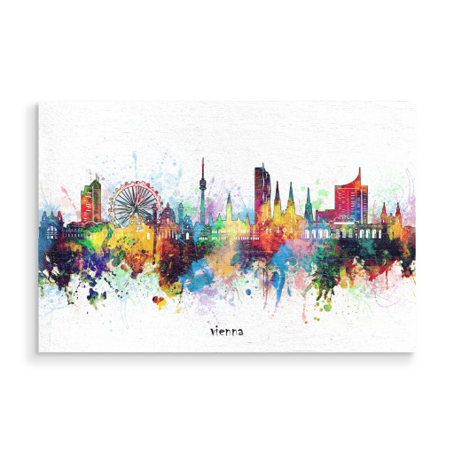 Vienna skyline artistic