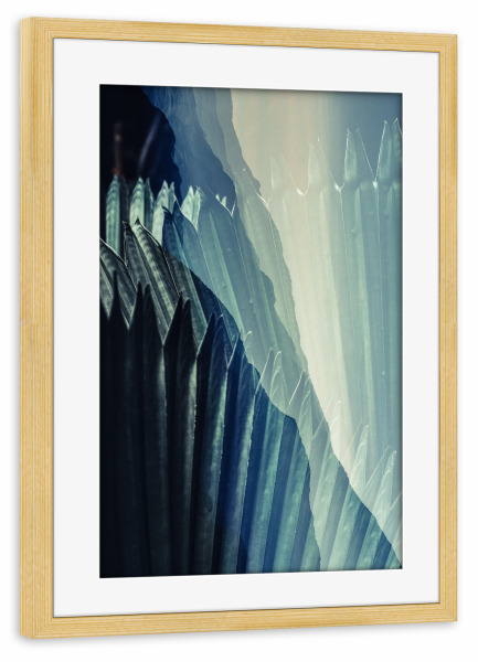 Poster mit Rahmen kiefer "Green I Tas" artboxONE - Natur,Floral,Abstrakt