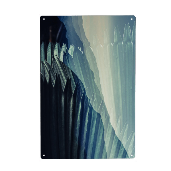 Metall Poster "Green I Tas" artboxONE - Natur,Floral,Abstrakt