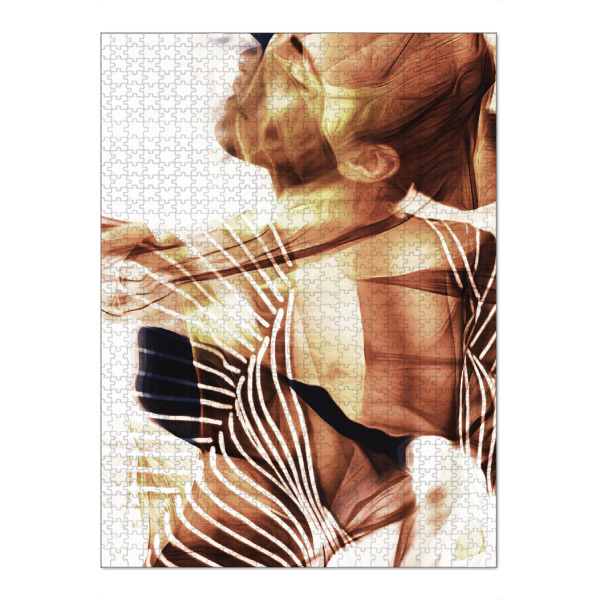 Puzzle Ravensburger "Girl IV Tas" artboxONE - Abstrakt