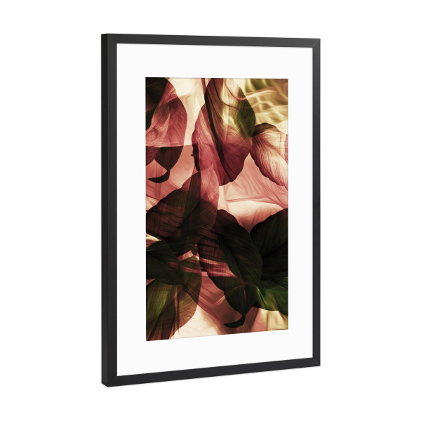 Poster mit Rahmen Schwarz (Metallic) "Colors V Tas" artboxONE - Natur,Floral,Abstrakt