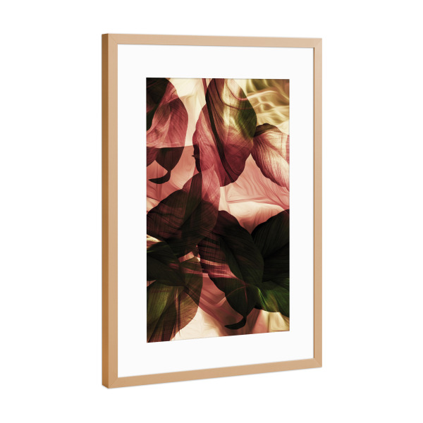 Poster mit Rahmen Kupfer "Colors V Tas" artboxONE - Natur,Floral,Abstrakt