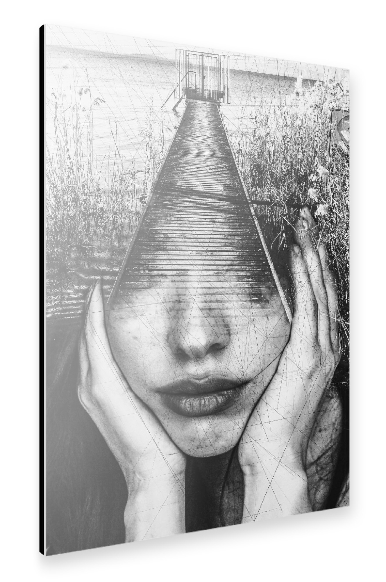 Alu-Dibond "Portrait I tas" 75x50 cm artboxONE