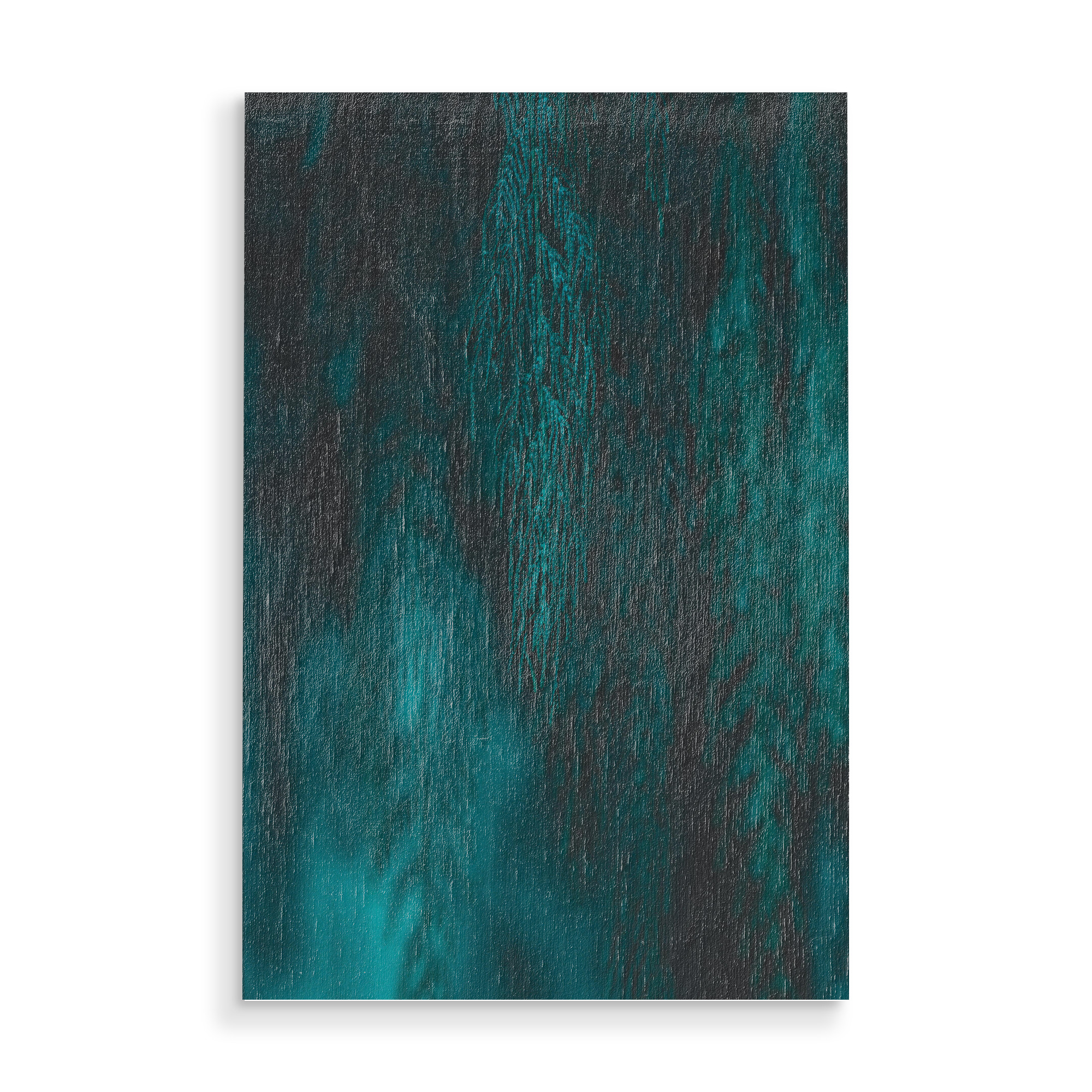 Holzbild "Willow lll" artboxONE - Natur - Nature,Leaf,Leaves,Green,Tree,Branches,Willow,Forest,Photography,Botanitcal,Plans,Plants