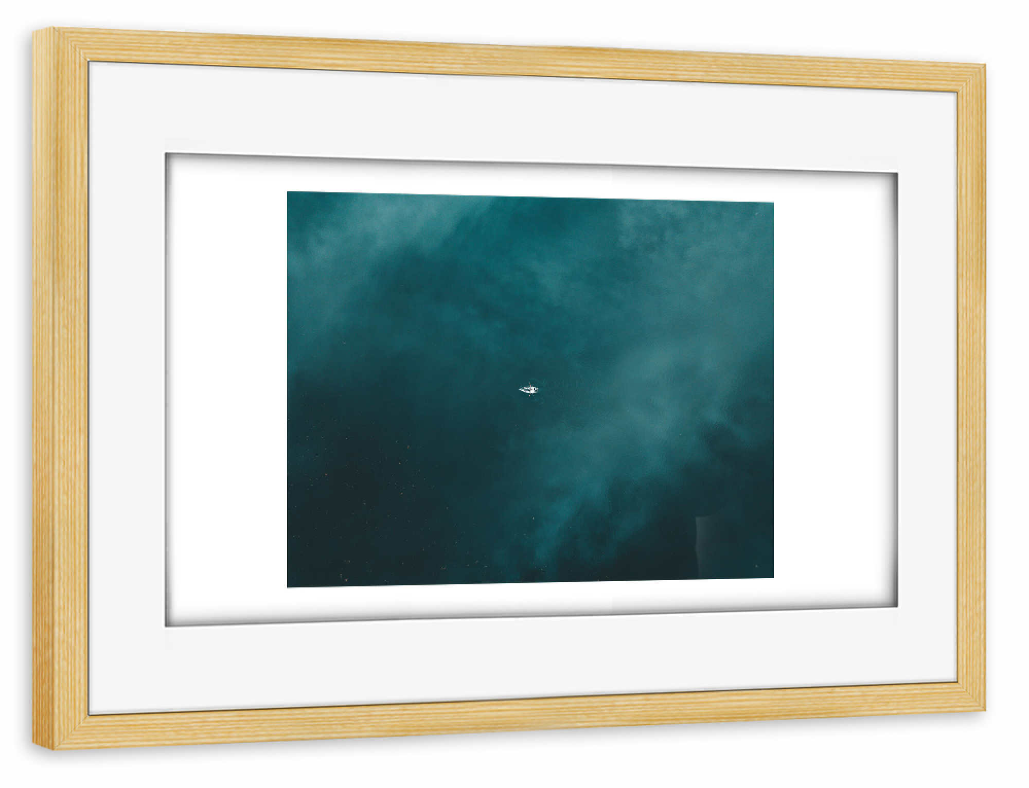 Poster mit Rahmen kiefer "Open water" artboxONE - Natur,Reise