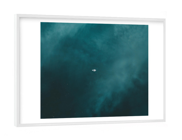 Poster mit weißem Rahmen "Open water" artboxONE - Natur,Reise