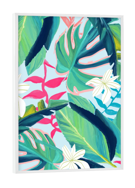 Poster mit weißem Rahmen "Tropical Eye Candy" artboxONE - Natur,Floral