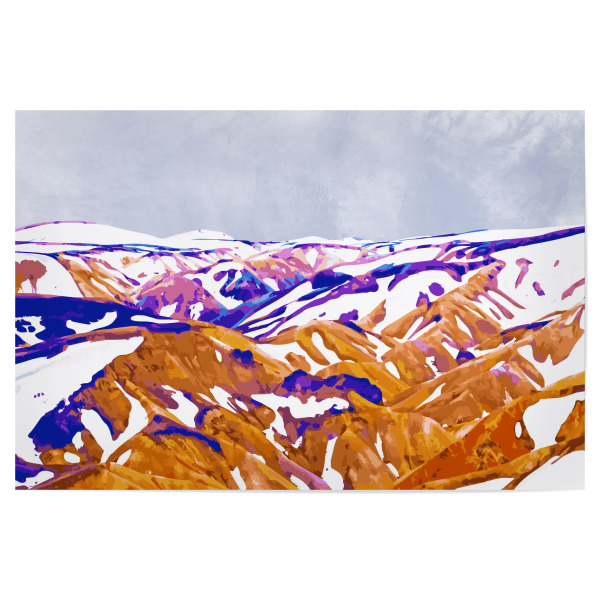 Poster 30x20 cm "Snow Walk" artboxONE - Natur,Abstrakt