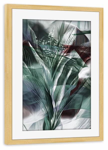 Poster mit Rahmen kiefer "Colors VI Tas" artboxONE - Natur,Floral,Abstrakt