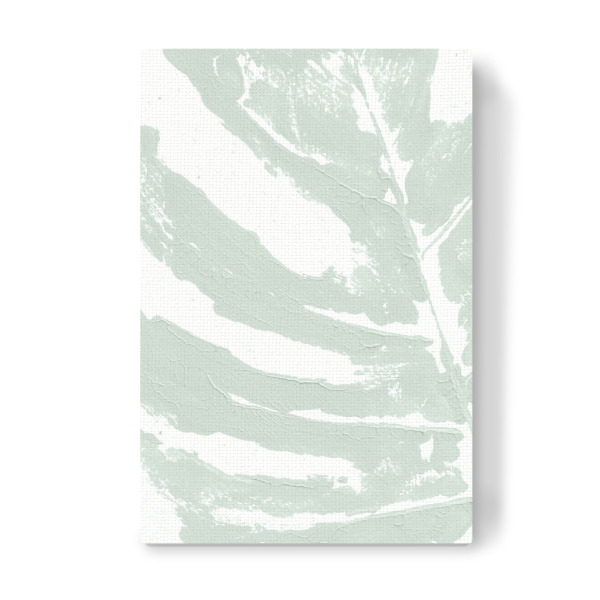 Leinwandbild "Acryl Monstera - The Lovely" artboxONE - Natur,Floral,Abstrakt - Monstera leaf,Monstera pflanze,Tropical,Khaki,Blatt,Abstract