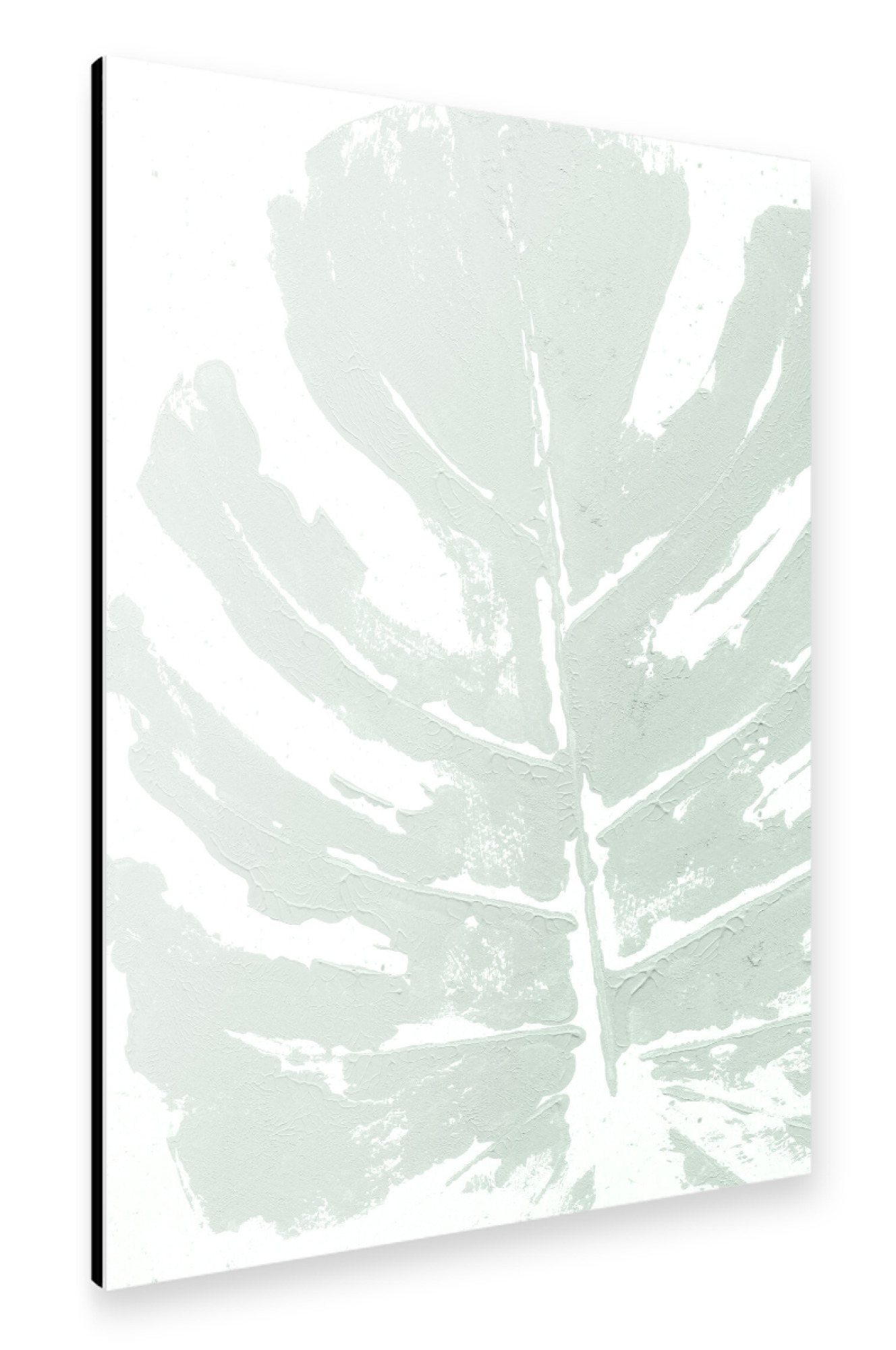 Alu-Dibond "Acryl Monstera - The Huge" 30x20 cm artboxONE
