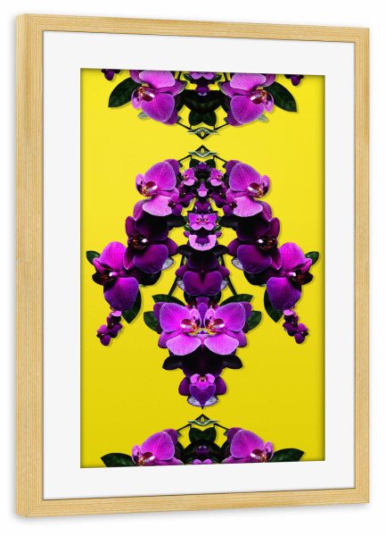 Poster mit Rahmen kiefer "Summer of Love" artboxONE - Natur,Floral,Abstrakt