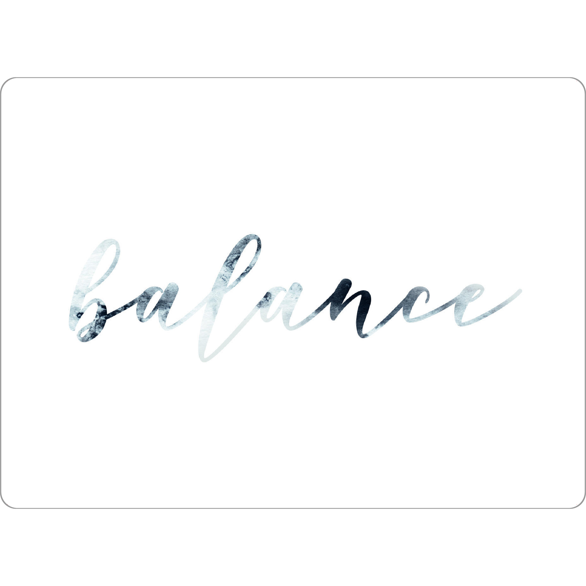 Tischset "Balance in watercolors" artboxONE - Typografie,Natur
