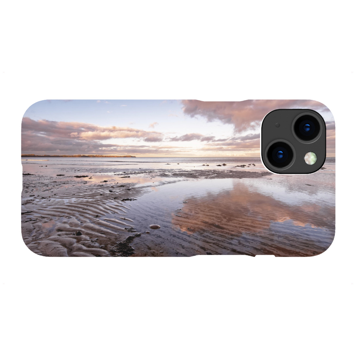 iPhone "Sandrippen und farbige Wolken" Premium-Case Handyhülle artboxONE