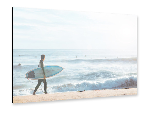 Alu-Dibond "Pray For Surf" 30x20 cm artboxONE