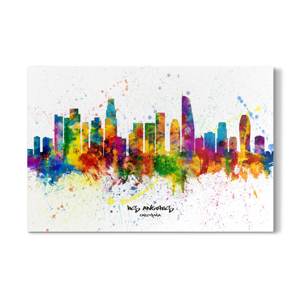 Galerie-Print "Los Angeles Skyline Splash" 30x20 cm artboxONE