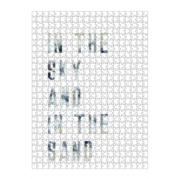 Puzzle Ravensburger "Sky and sand" artboxONE - Typografie,Natur,Reise,Abstrakt