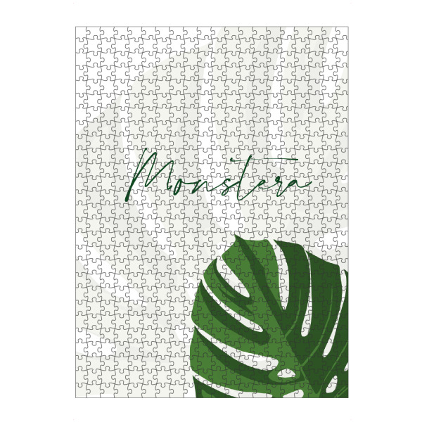 Puzzle Ravensburger "Monstera Pflanze" artboxONE - Typografie,Natur,Floral