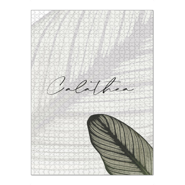 Puzzle Ravensburger "Calathea Pflanzen" artboxONE - Typografie,Natur,Floral