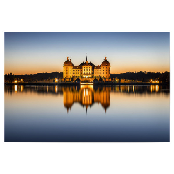 Poster "Schloss Moritzburg" artboxONE - Reise,Architektur,Städte / Dresden